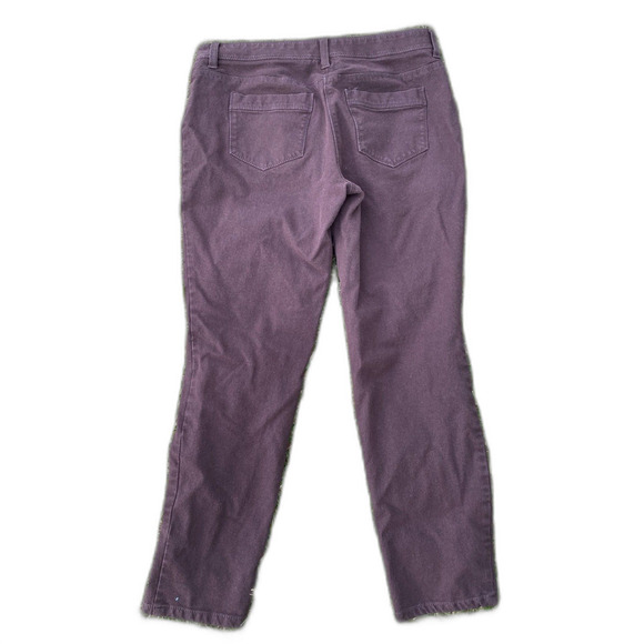 Set of 2 Chicos So Slimming Smooth Girlfriend Jean Chino Pants Size 1 Short / 8P - Picture 9 of 12